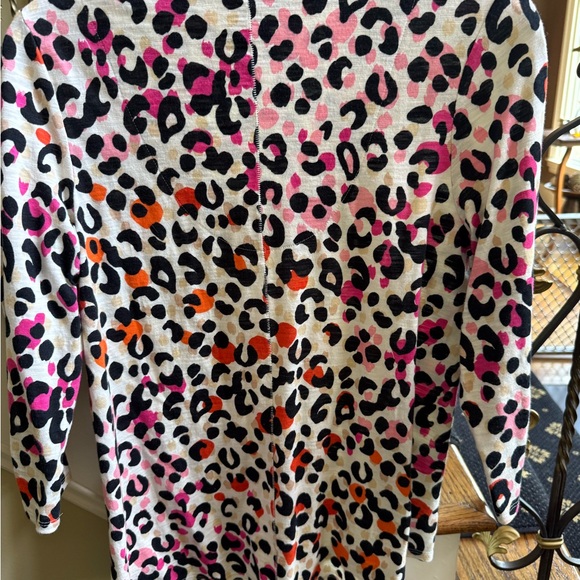 Chico’s Cotton/Modal Leopard Multi Color top Size 0 EUC - Picture 7 of 8